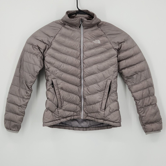 The North Face Jackets & Blazers - North Face Womens Thunder Jacket Med Metallic Silver 800 Fill Down Pertex A35J